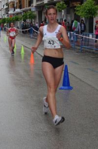 Marta Santisteban durante la prueba celebrada en Córdoba