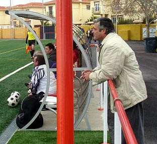 Paco Martín, entrenador del Cúllar-Vega (LÁZARO)