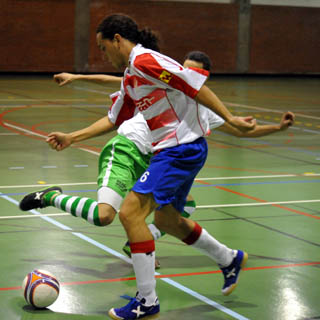 El local Juanje en una acción del encuentro (BALDO)