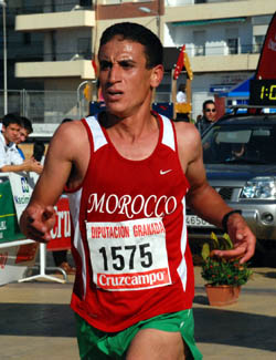 Tagharafet Adbellah durante la prueba (MUCHO DEPORTE)