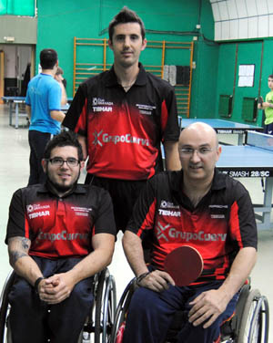 Equipo de discapacitados físicos para la presente temporada