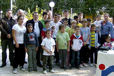 Un momento de la clausura de la temprorada de la Escuela Municipal de Pesca Deportiva de Loja