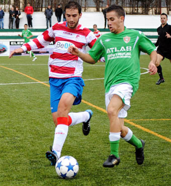 El filial no pudo pasar del empate ante los almerienses (A. RIVERA)