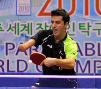 José Manuel Ruiz durante su participación en el Mundial de Corea