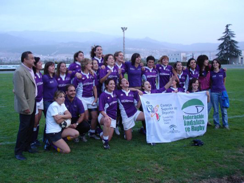 Las jugadoras del CR Veleta en la edición del pasado año