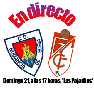En directo, Numancia-Granada (GrJ)