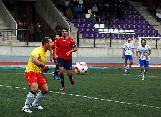 Un lance del partido