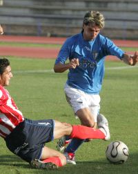 Javi Muñoz con el San Fernando