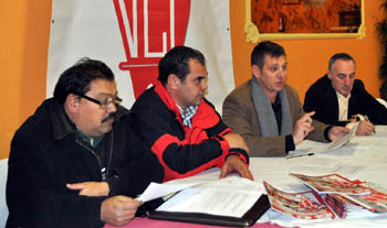 Un momento de la asamblea de socios de la entidad accitana (GRJ)