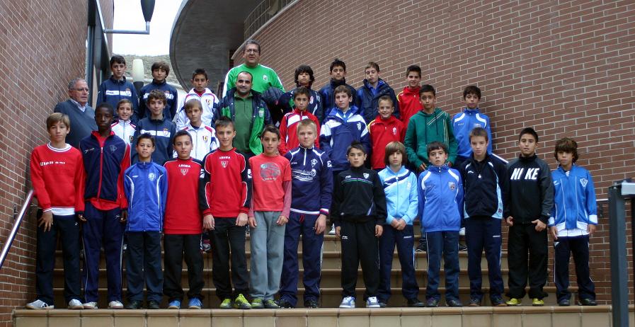 Los integrantes del combinado andaluz sub12