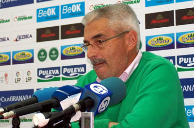 Fabri González, durante una rueda de prensa. (GRJ)