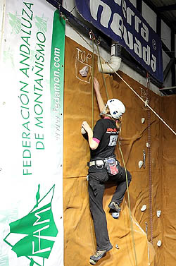 Armilla acogió los Campeonatos de Andalucía de Escalada de Dificultad
