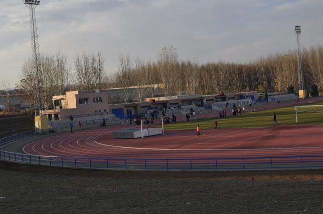 Imagen de la pista de atletismo el pasado viernes