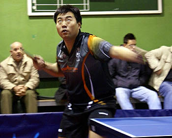 Wang Ran, jugador del Villa de La Zubia (GRJ)