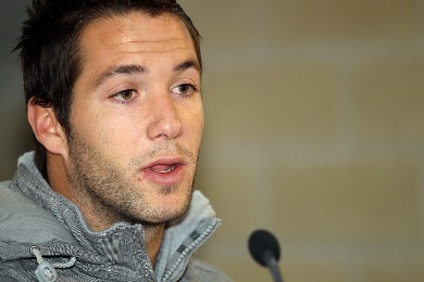 Pedro Barrancos durante su presentación (RIOJA2.COM)