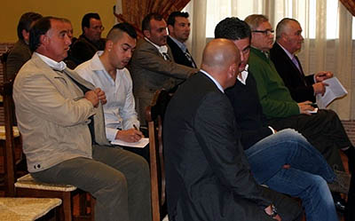 Un momento de la reunión mantenida en Antequera por los Clubes de Tercera (HURTADO)