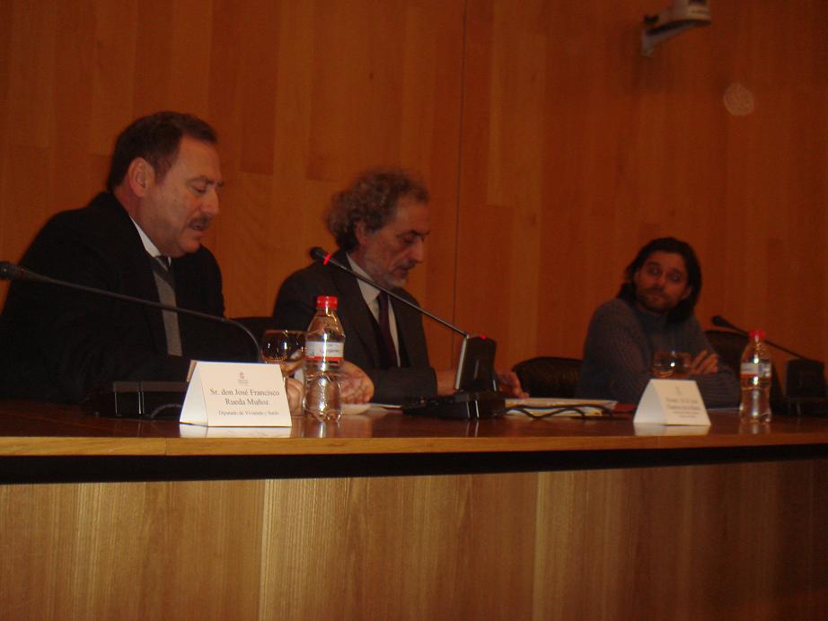 José Chamizo, durante la conferencia