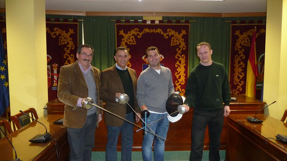 Eduardo Martínez, Francisco Lorente, Noel López y Alfonso Sánchez