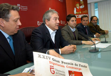 Un momento de la presentación del Gran Premio de Fondo en la sede de la institución provincial (GRJ)