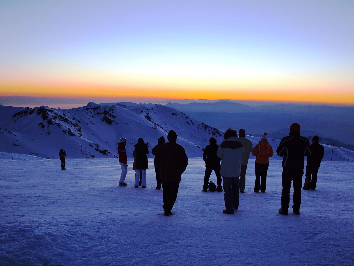 Marruecos, al fondo desde Sierra Nevada (CETURSA)