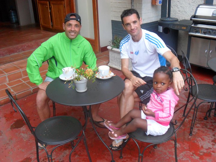 Paquillo junto a su entrenador personal `Rodri`