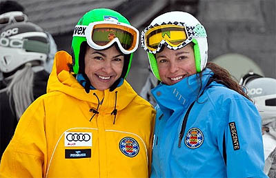 María José Rienda junto a Andrea Jardi (RADIOHUESCA.COM)