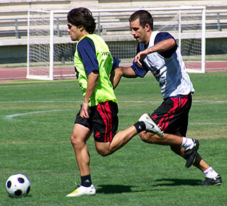 Ocaña y Altuna, protagonistas del primer gol rojiblanco (GRJ)
