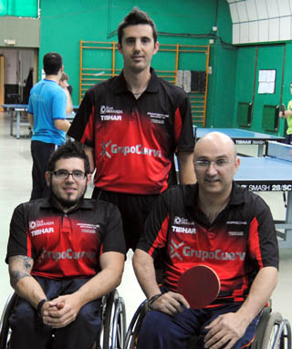 Equipo de discapacitados físicos del CajaGranada CTM