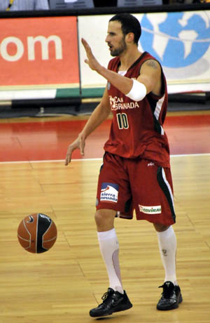 Nico Gianella, jugador del CB Granada (BALDOMERO)