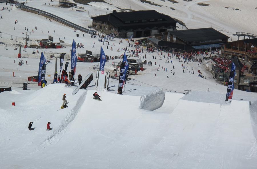 El snowpark pasa al Tubo de Borreguiles