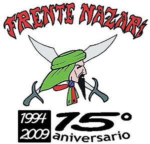 Logo del 15º aniversario del Frente Nazarí (GRJ)