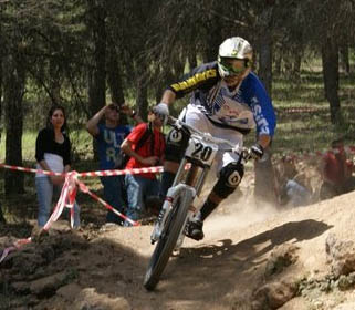 José Luis Galindo durante la prueba en Alcaudete
