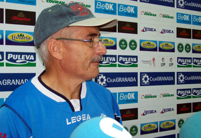 Fabri González, durante la rueda de prensa previa ante el Celta (GRJ)