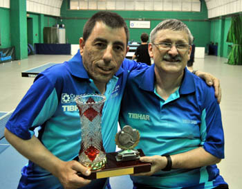 Jose Molinero y Francisco Alonso, jugadores del CajaGranada