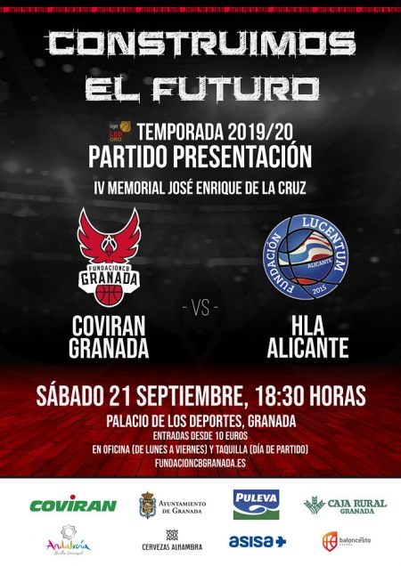 El Covirán Granada se presentará ante su afición frente al HLA Alicante (FUNDACIÓN CB GRANADA) El Covirán Granada se presentará ante su afición frente al HLA Alicante (FUNDACIÓN CB GRANADA)