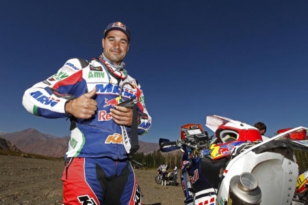 Joan Pedrero en una de sus participaciones en el Dakar Joan Pedrero en una de sus participaciones en el Dakar