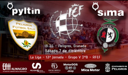 El Sima Peligros recibe al Jaén Paraíso Interior B (PFS) El Sima Peligros recibe al Jaén Paraíso Interior B (PFS)