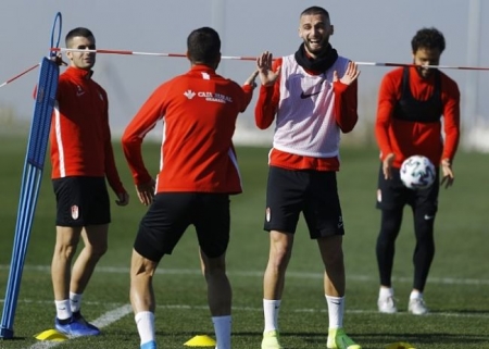 Buen ambiente en el último entrenamiento (P.VILLOSLADA GCF) Buen ambiente en el último entrenamiento (P.VILLOSLADA GCF)