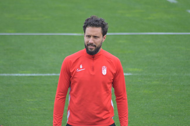 Germán durante el entrenamiento de hoy (GRJ)