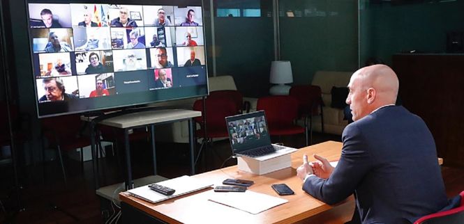 Luis Rubiales se reunirá `on line` con los presidentes territoriales (RFEF) 