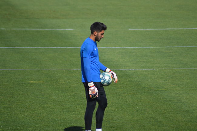 Rui Silva en un entrenamiento (GRJ) 