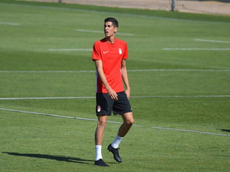 Carlos Fernández durante un entrenamiento (GRJ)