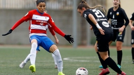 Imagen de un partido está temporada del Granada Femenino (GRANADA CF)