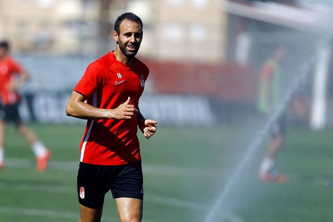 Víctor Díaz en un entrenamiento (LALIGA)