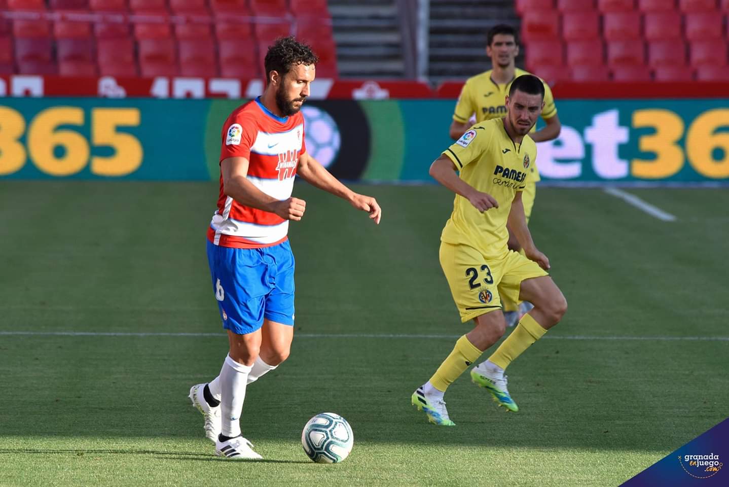 Germán durante el partido contra el Villarreal (JOSÉ M. BALDOMERO) 