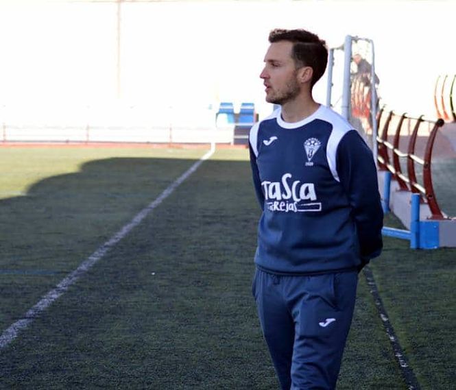Ismael Bailón durante un partido de esta temporada (J. PALMA / ARCHIVO) 