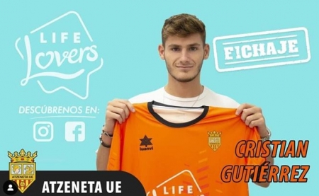 Cristian Gutiérrez jugará en el Atzeneta (UE ATZENETA) Cristian Gutiérrez jugará en el Atzeneta (UE ATZENETA)
