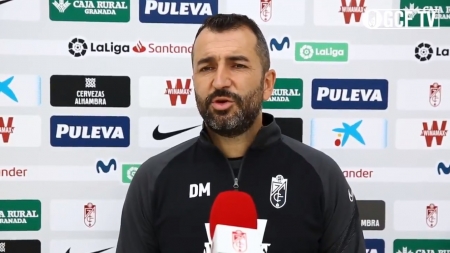 Diego Martínez, entrenador del Granada (GCF TV)