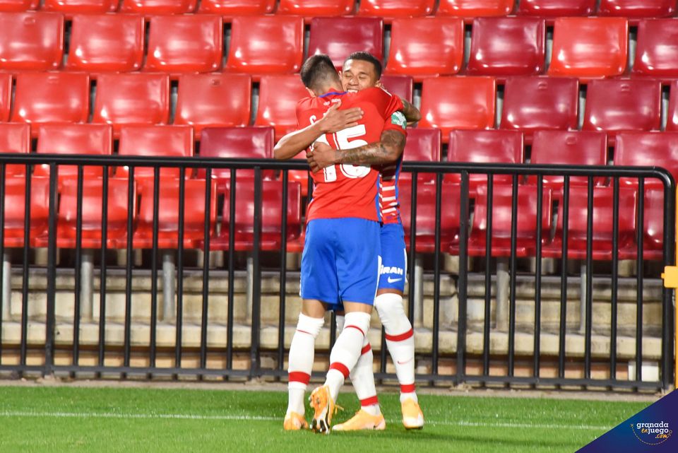 Darwin Machís abrió el marcador ante el Levante UD (JOSÉ M. BALDOMERO)