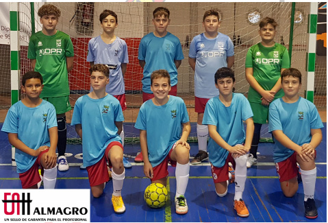 Equipo infantil del Albolote Futsal (AFS)